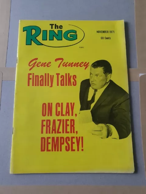 Vintage Boxing The Ring Magazine 1971 November (TRM.B8)