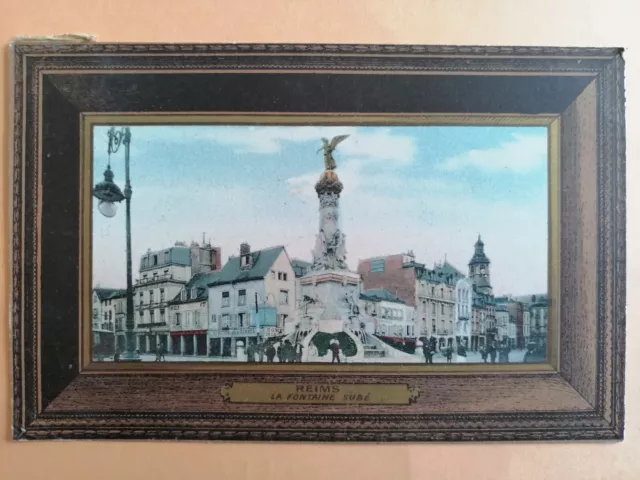 CPA de 1907 Encadré 51 - REIMS Marne La FONTAINE SUBÉ Comptoir de la Comète