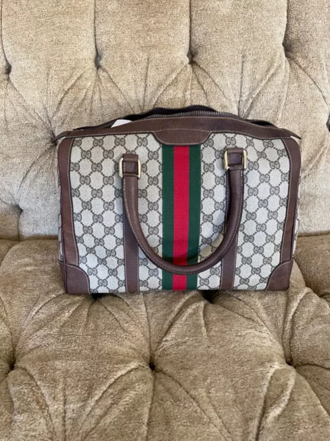 Gucci, Bags, Authentic Gucci Gg Boston Speedy Satchel