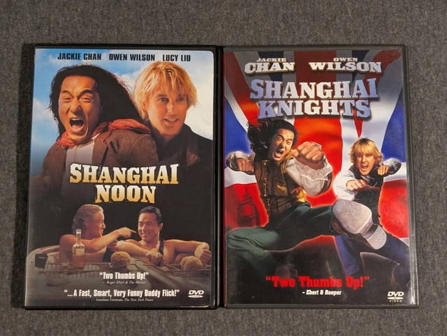 SHANGHAI NOON Shanghai Knights Disc DVD Lot Jackie Chan Owen