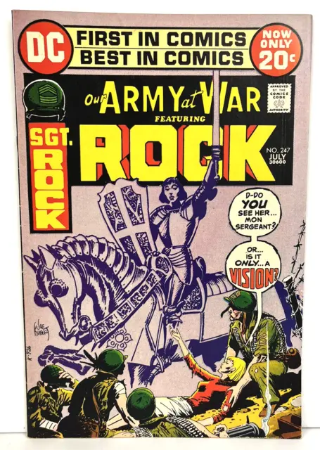 Our Army at War #247 (July 1972 DC) w/ Joan of Arc VF-