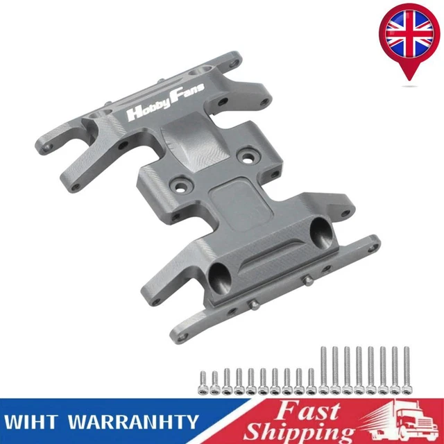 INTEGY CNC Alloy Center Skid Plate For Traxxas 1/10 E-Revo (Up To 2017) | Silver, Model T4112