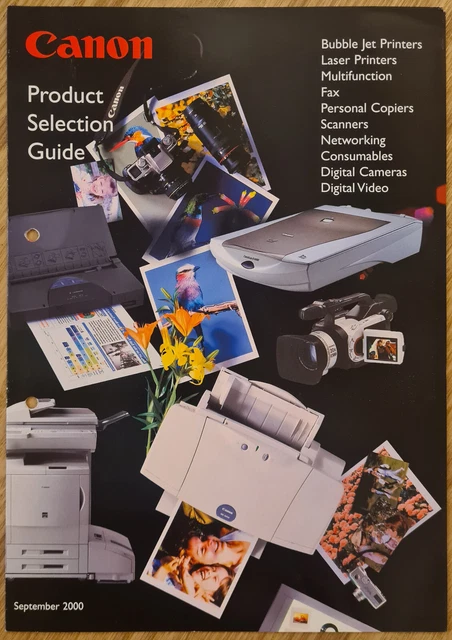 CANON - Product Selection Guide (September 2000)