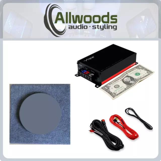 8" Subbox und Vibe Amp Paket Untersitz VW T5 Custom Box