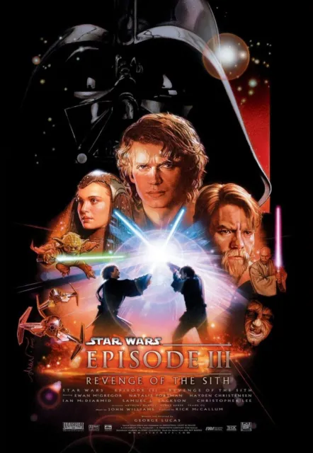 Star Wars Revenge Of The Syth Movie Movie Poster Print Photo Image Wall Art A4