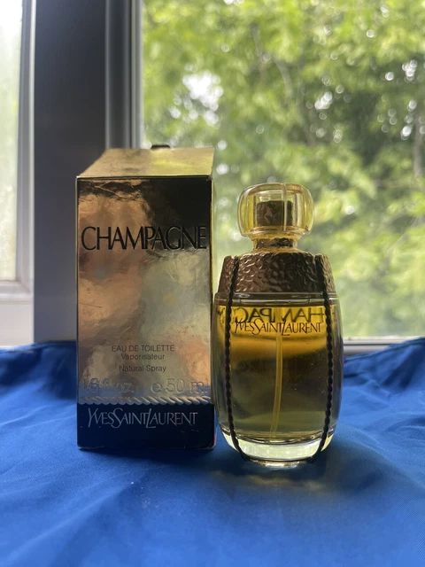 CHAMPAGNE YVES SAINT laurent Eau De Toilette 50ml DISCONTINUED 1993 120.00 PicClick UK