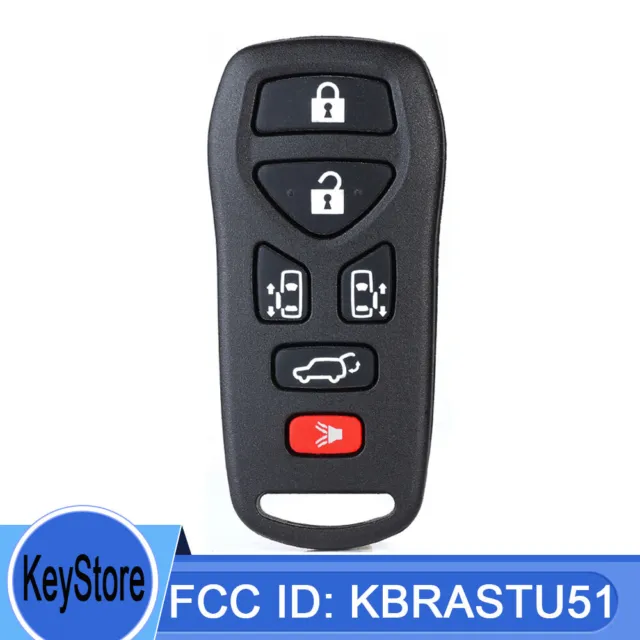 Remote Key Fob for Nissan Quest 2004 2005 2006 2007 2008 2009 KBRASTU51 315MHz