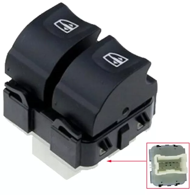 Commande Interrupteur lève-vitre AVG Duster Logan 2 Clio 4 Trafic 3 = 254118722R