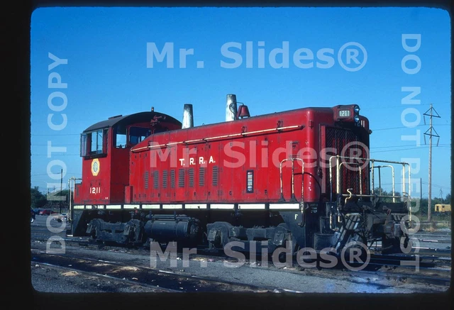 Original Slide TRRA Terminal Railroad Association SW9 1211 Venice IL 1980