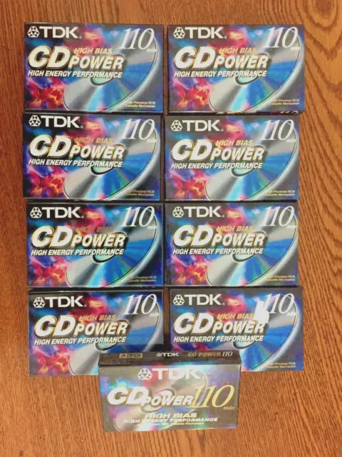 Tdk Cassette tape Chrome Bias 110min great value and price is for each tape