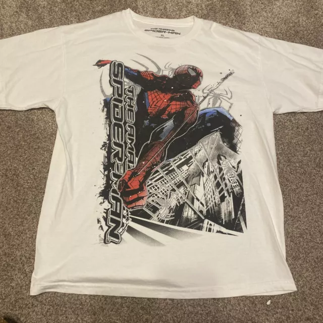 SUPER RARE VINTAGE Amazing Spiderman shirt Mens XL Marvel Comics Movie