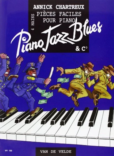 Piano Jazz Blues Piano 4 mains