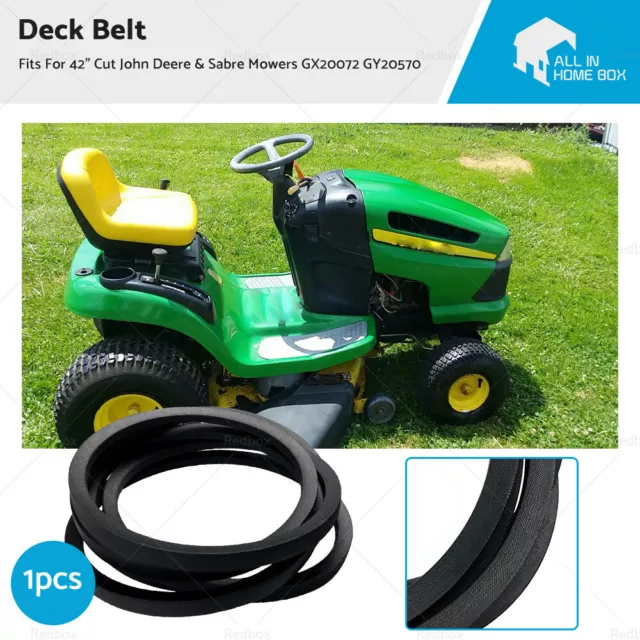 Deck Belt For 42" Cut John Deere & Sabre Mowers GX20072 GY20570