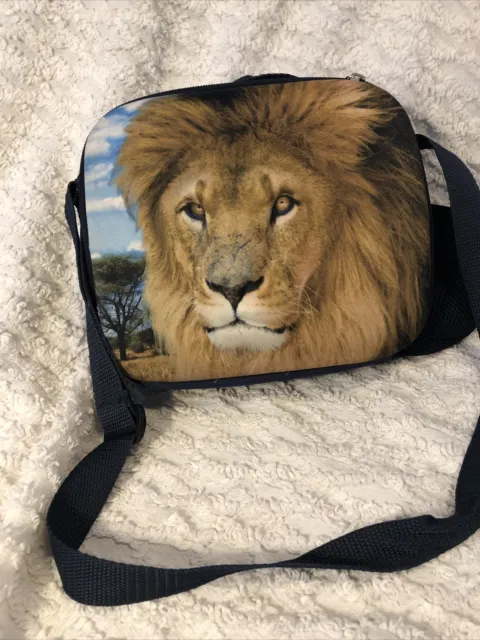3D Lion Lunch Box Insulated Adventure Planet