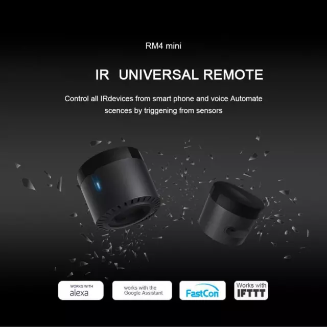 Broadlink RM4 Mini WiFi IR Remote Control Universal Wireless Smart Controller