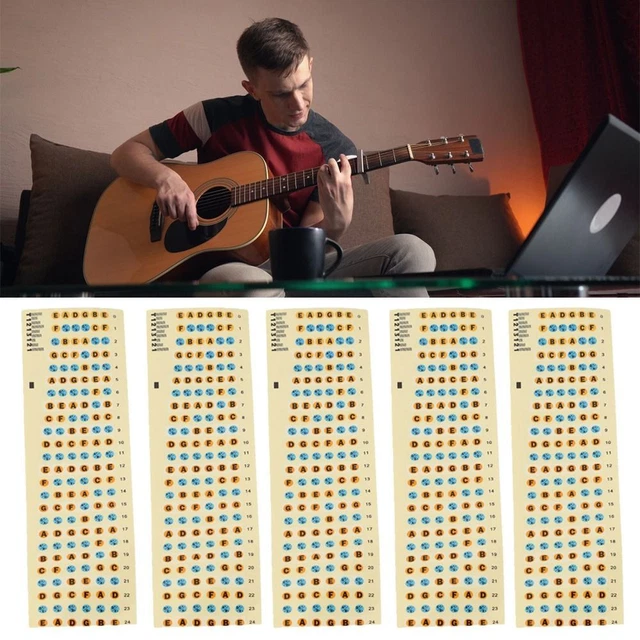 Ukulele Fretboard Sticker Fingerboard Frets Decals No vrogue.co