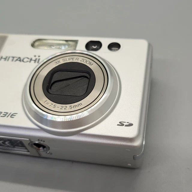 Hitachi HDC-831E 8,1 megapixel fotocamera digitale compatta argento testato 19