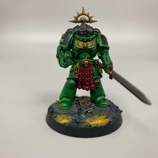 Figurine Warhammer 40k Salamandres - Bibliothécaire Primaris Peint, Assemblée, édition Spéciale