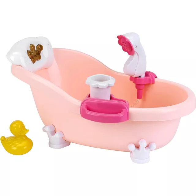 Theo Klein 1665 Baby Coralie – Baignoire avec fonctions mousse, sons et lumière