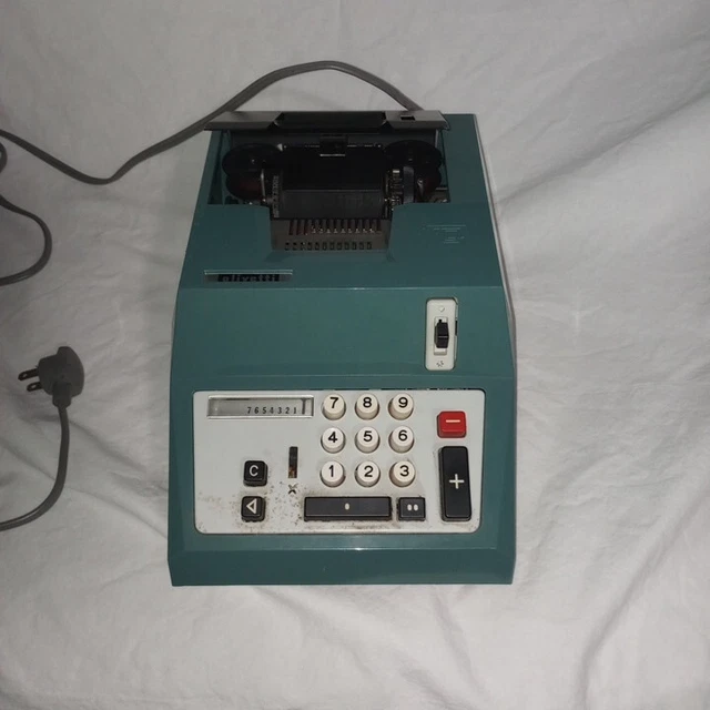 Vintage Olivetti Summa Quanta 20-7/8T Adding Machine Calculator Parts/Repair
