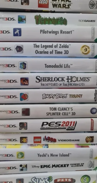 Nintendo 3DS Games - inc Lego, Terraria, Sherlock Holmes, Kids Puzzle -Multibuy✨