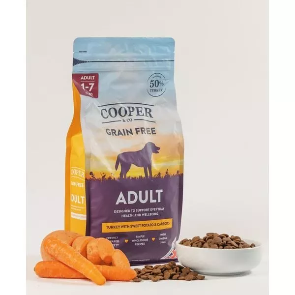 Comida de pavo dulce para perros adultos | Cooper Co saludable