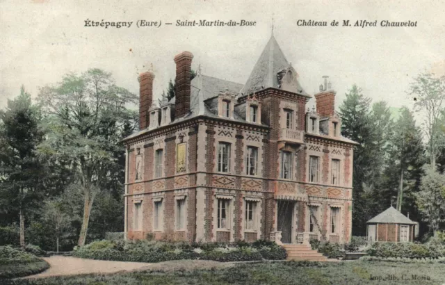 CPA 27 - ETREPAGNY (Eure) - Château de Saint-Martin-du-Bosc de M. Chauvelot