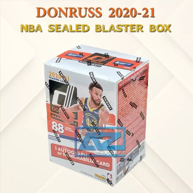 2020-21 Donruss NBA Blaster Box Basketball Trading Cards Sealed 11 Packets