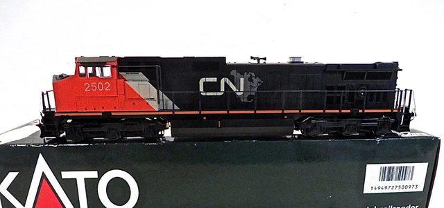 HO Kato 37-1201 Canadian National GE C44-9W “Dash” 9” CAB 2502 fitted with DCC