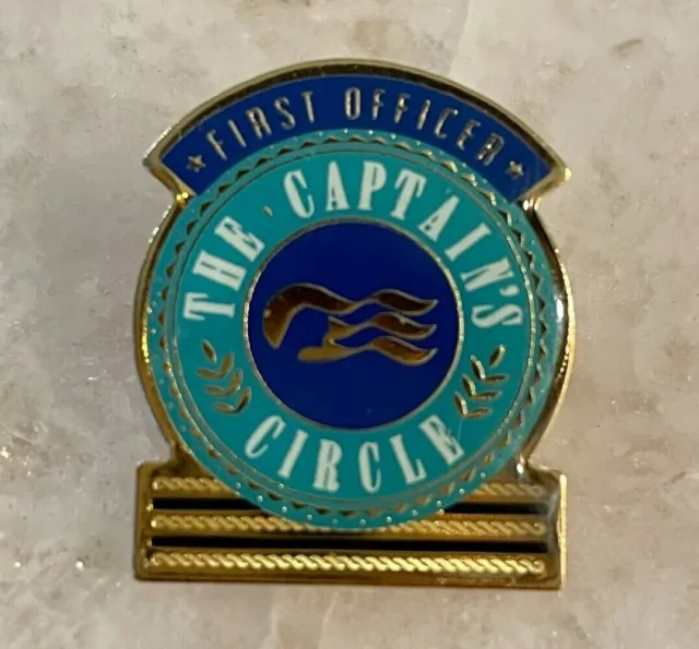 Captain Lapel Pin Princess Cruise Line The Captain's Circle First Officer 