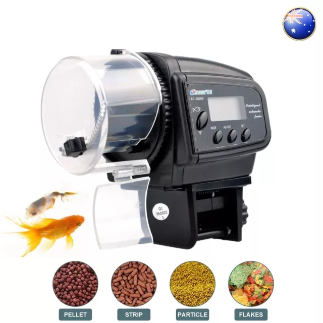 Automatic Fish Food Feeder Pet Feeding Aquarium Tank Pond Auto Timer Dispenser