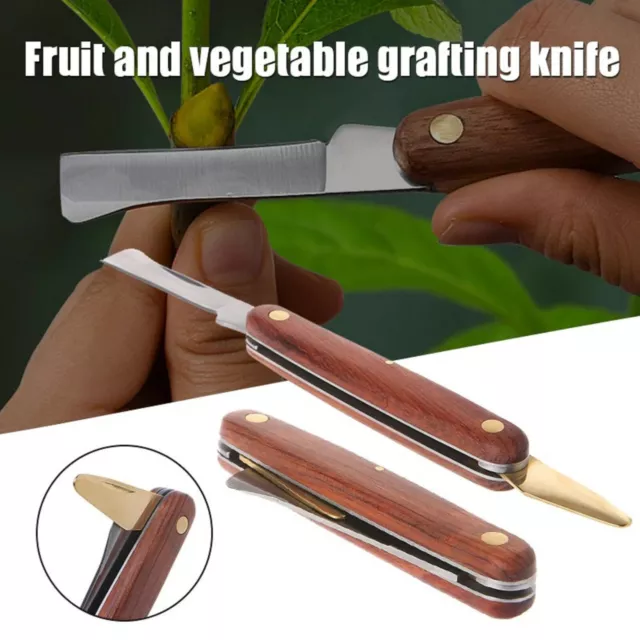 Grafting Knife Pruning Shear Pocket Foldable Tree Fruit Cutting Budding Garden T