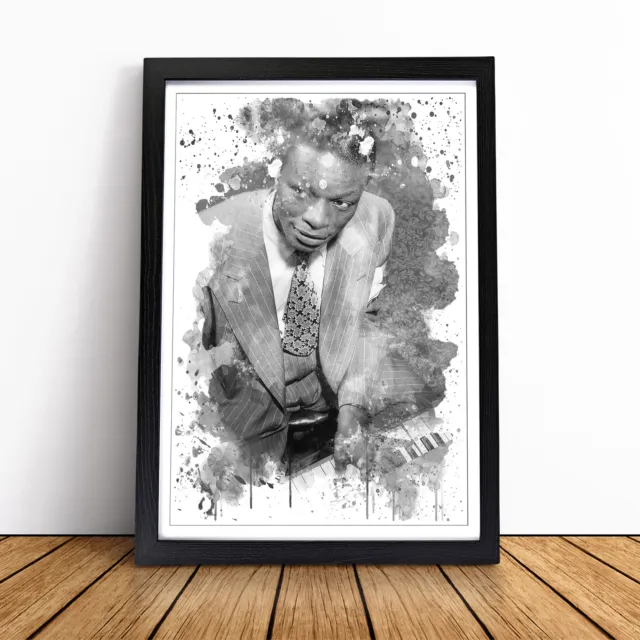 Nat King Cole V3 Wall Art Print Framed Canvas Picture Poster Home Decor