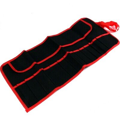 Tirati su Tela Strumento Rotolo 15 Pocket Hand Tool Scalpello Storage Bag Custodia Marsupio 