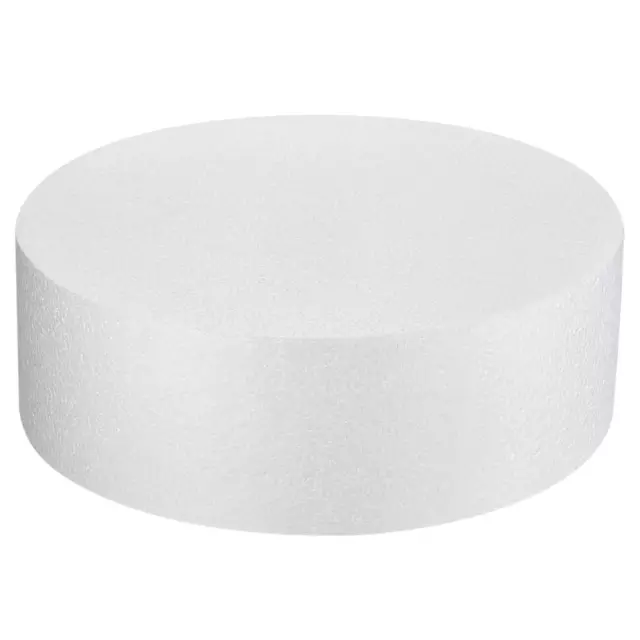 Round Foam Cake Dummy 4 Inch x 10 Inch Circle Dummy Cake Set for Wedding