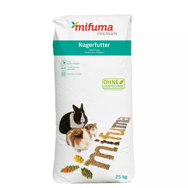 Premium Meerschweinchenfutter Mifuma 25 kg mit extra Vitamin C …