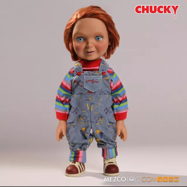 Child´s Play Good Guys Chucky 15" Mega-Scale Talking Doll Mezco - Official