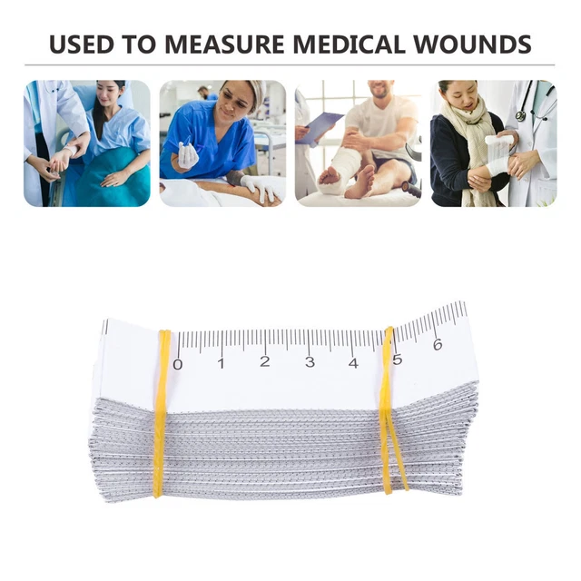200 Pcs 1 Meter Long Paper Measuring Tape Measure Body Medical Platform 3