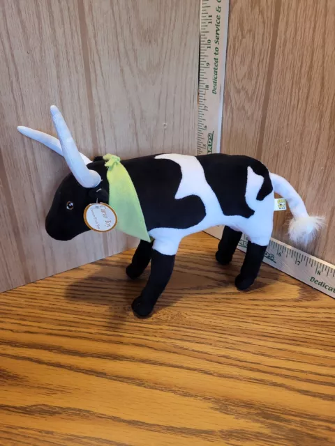 CURTO TOY CUSTOM Plush Toys Long-Horn Bull Cow Plush Stuffed