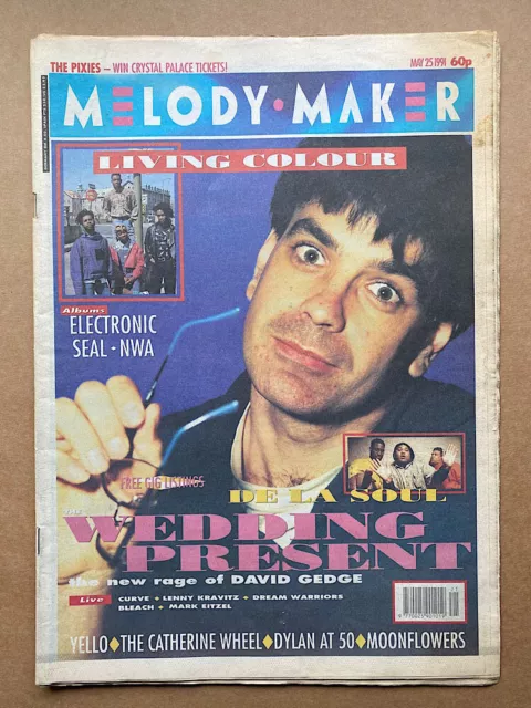 Wedding Present Melody Maker Magazine May 25 1991 - David Gedge Cover Uk