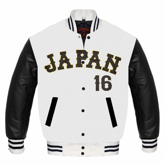 SHOHEI OHTANI 2023 World Baseball Classic Japan Varsity Jacket wool