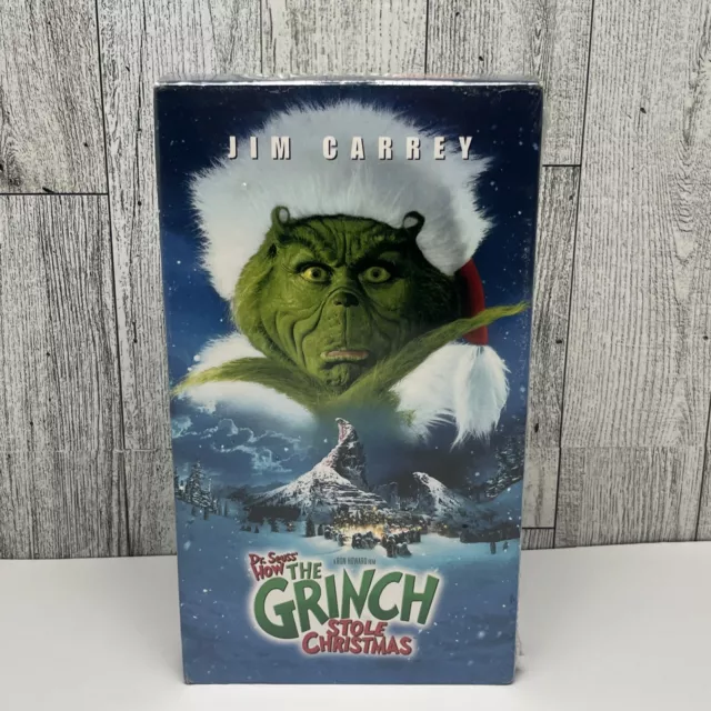 NEU VERSIEGELT VHS Dr. Seuss Wie der Grinch Weihnachten 2001 gestohlen
