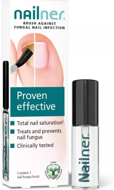 Nailner Brush Proven Effective Anti Fungal Nail Fungus Infection Treatment 5ml