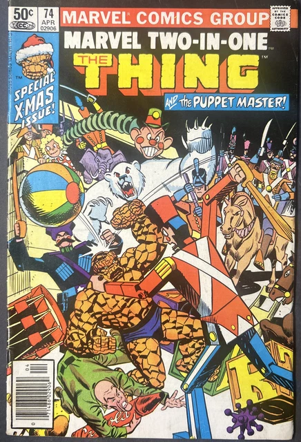 MARVEL TWO IN ONE # 74 Thing & Puppet Master (1981)