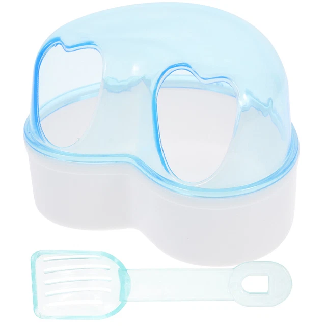 1 juego de hámster baño de arena caja transparente hámster caja de baño mascota pequeña Sandba