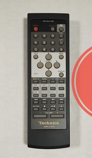 テクニクス　リモコン　RAK-SUA11WH Technics MK0129 テクニクス リモコン RAK-SUA11WH Technics MK0129 - メルカリ
