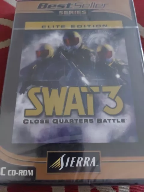SWAT 3 CLOSE QUARTERS BATTLE ELITE EDITION PC CD-ROM SHOOTER GAME new & sealed