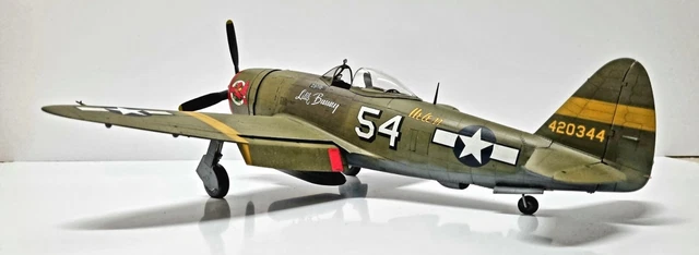 1/32 TRUMPETER P-47D built by DM Scale Models (Metal base sold ...