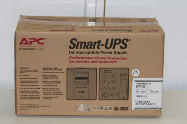 APC Smart-UPS 750 VA Sistema UPS (SMT750I)
