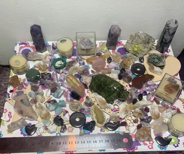 Large Crystal Job Lot/ bundle 959g